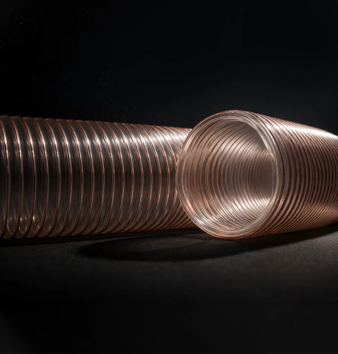 Antistatic conductive hose designed for static-controlled dust and transfer environments
